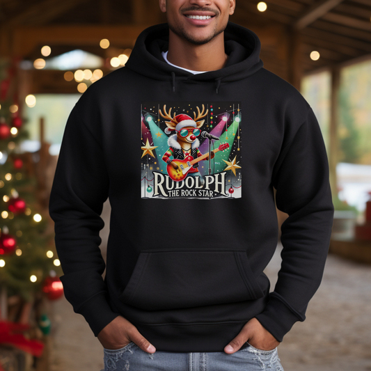 Rudolph the Rock Star Hoodie