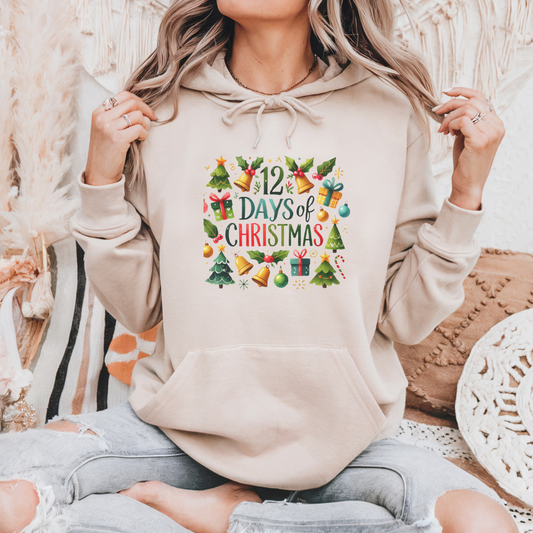 12 Days of Christmas Hoodie