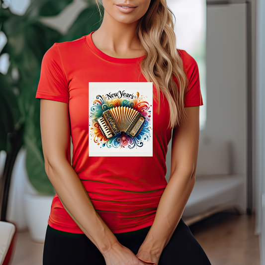 Accordion Adventures - New Year’s Wishes T-shirt