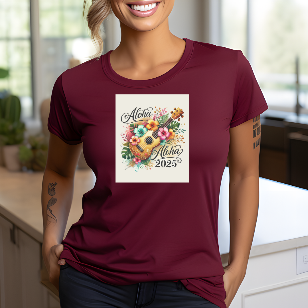 Ukulele Utopia - Aloha 2025 Celebration T-shirt