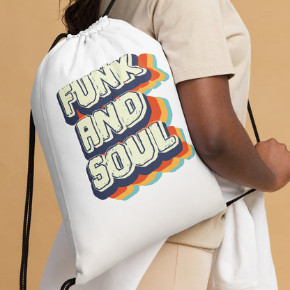 Funk and Soul Drawstring Bag