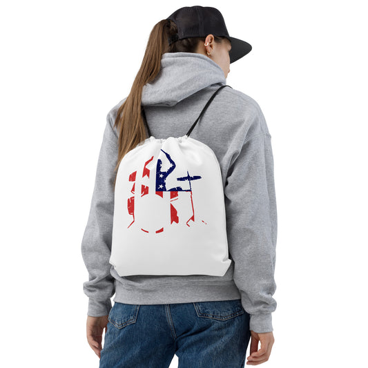 American Drummer Drawstring Bag