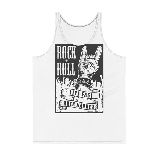 Live Fast Rock Harder Tank Top