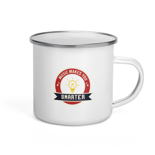 Music Makes You Smarter Enamel Mug