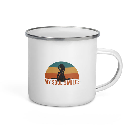 My Soul Smiles Enamel Mug