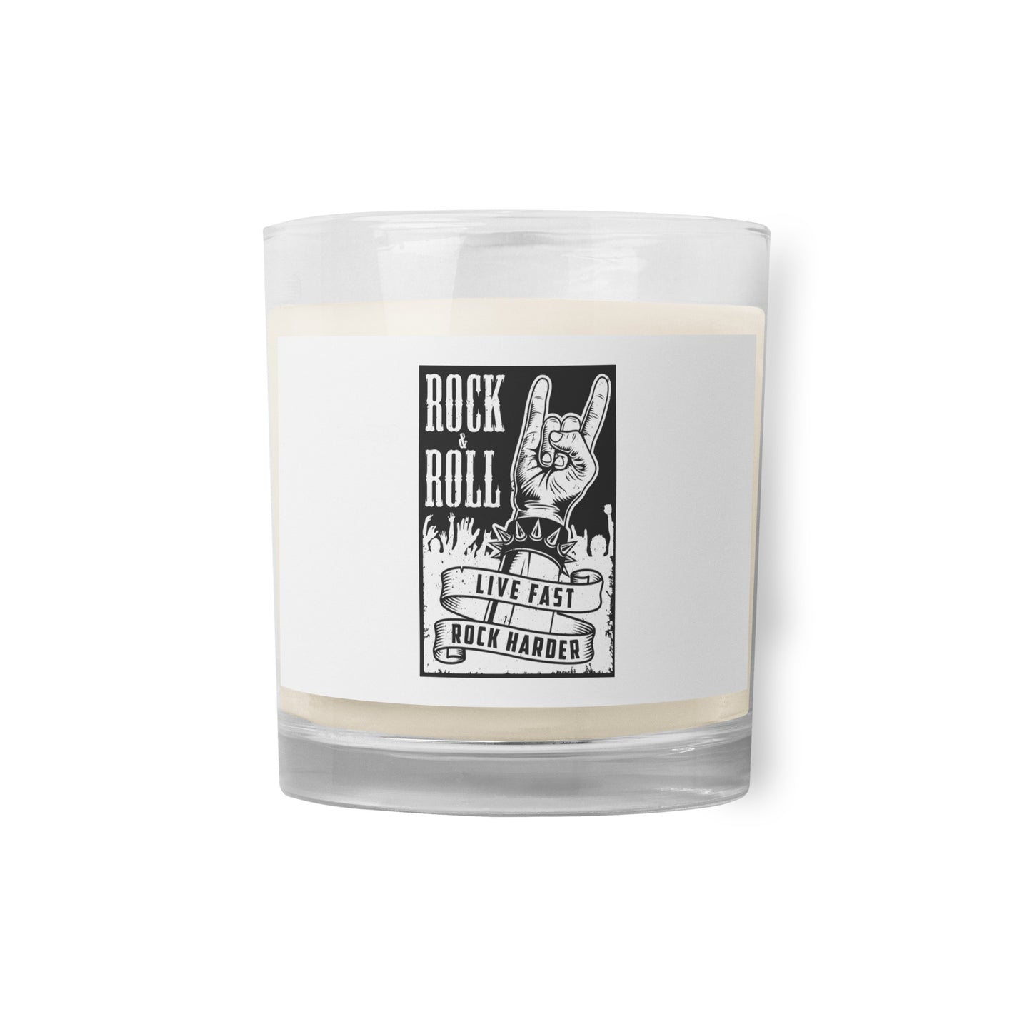 Live Fast Rock Harder Soy Candle