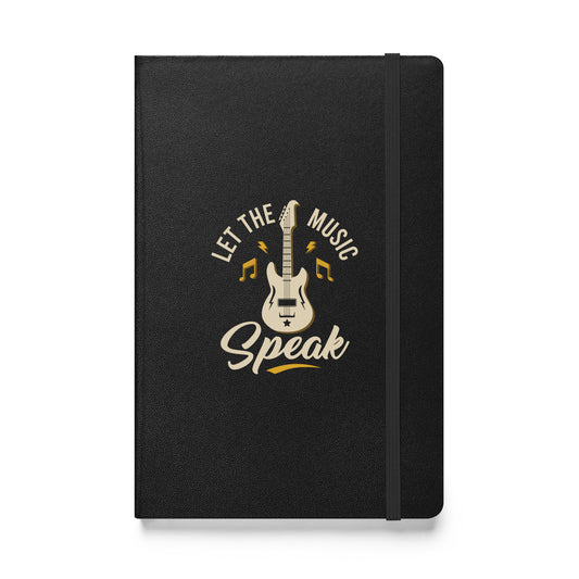 Let The Music Speak Hardbound Notebook