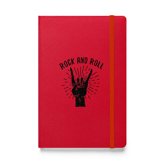 Rock and Roll Hand Hardbound Notebook