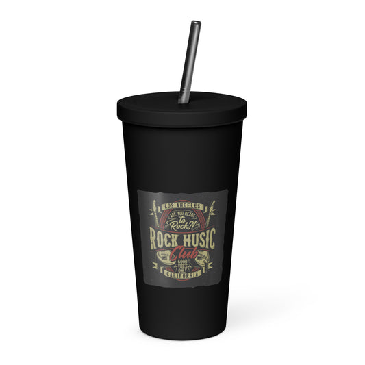 Are You Ready To Rock Insulated Tumbler with Straw