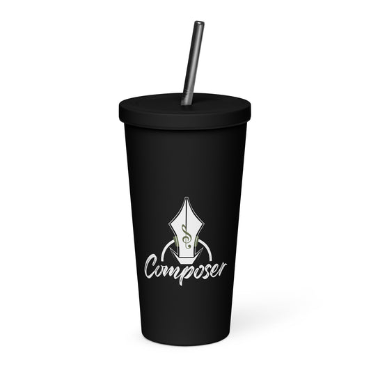 Composer Insulated Tumbler with Straw