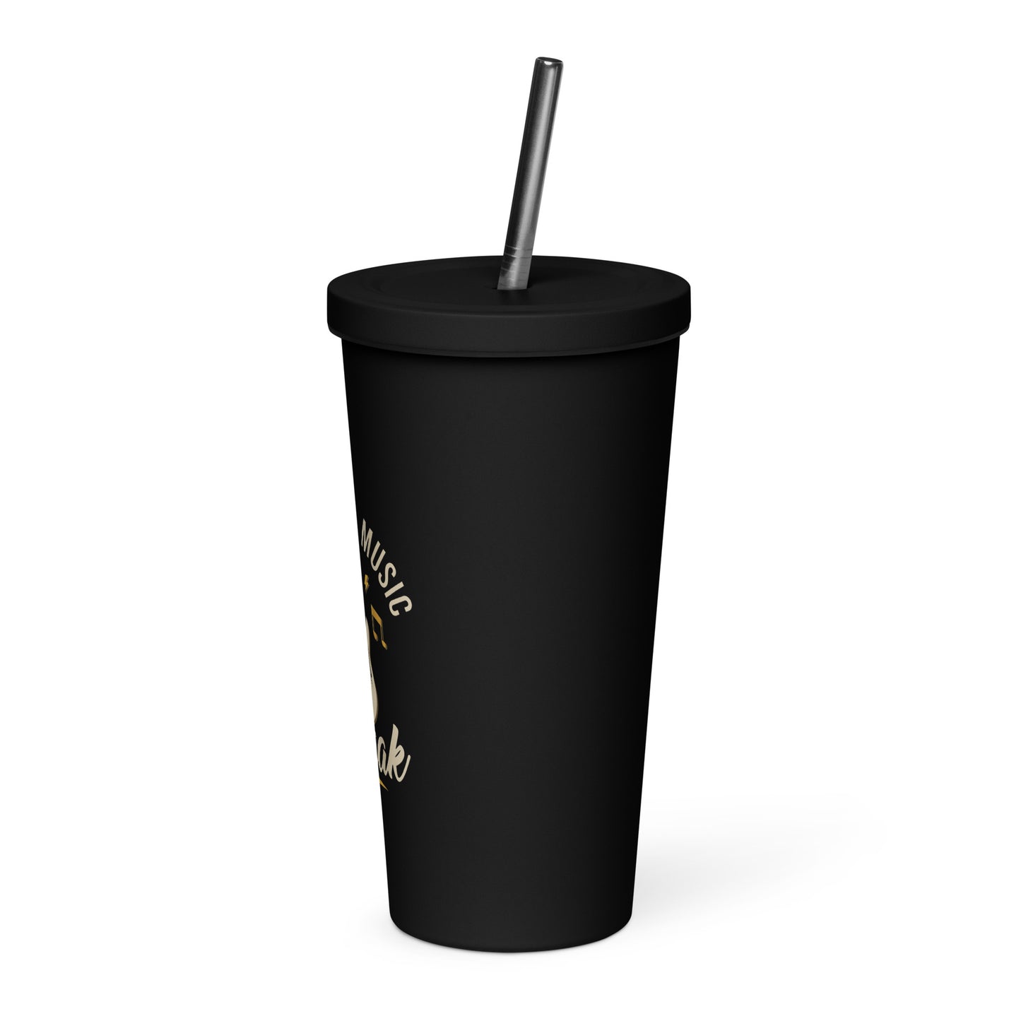 Let The Music Speak Insulated Tumbler with Straw