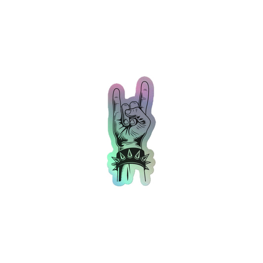 Rock On Holographic Stickers