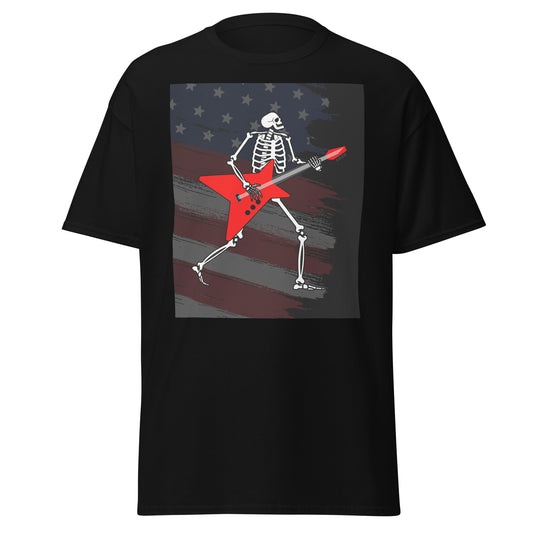 American Guitarist Skeleton T-shirt