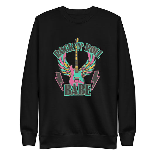 Rock And Roll Babe Sweatshirt