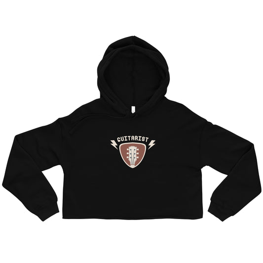 Guitarist Crop Hoodie