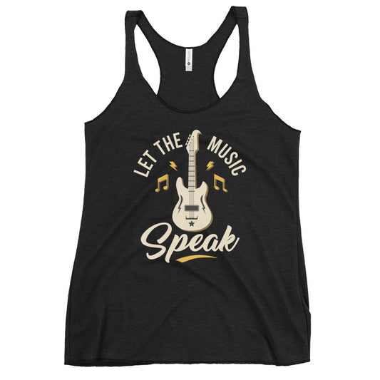 Let The Music Speak Women's Tank Top